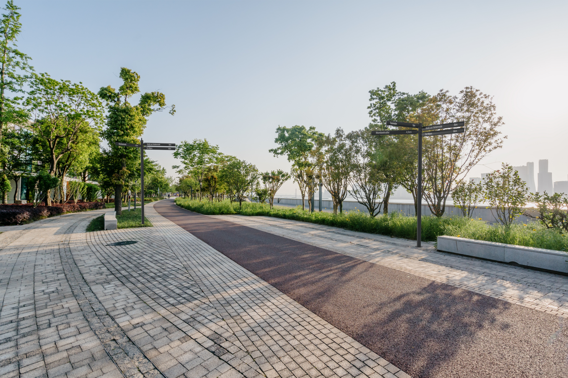 andre' Wally Wayfinding Signage-render
